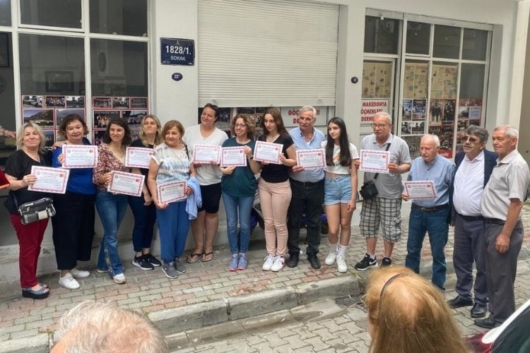 Makedonca kursiyerleri sertifikalandı