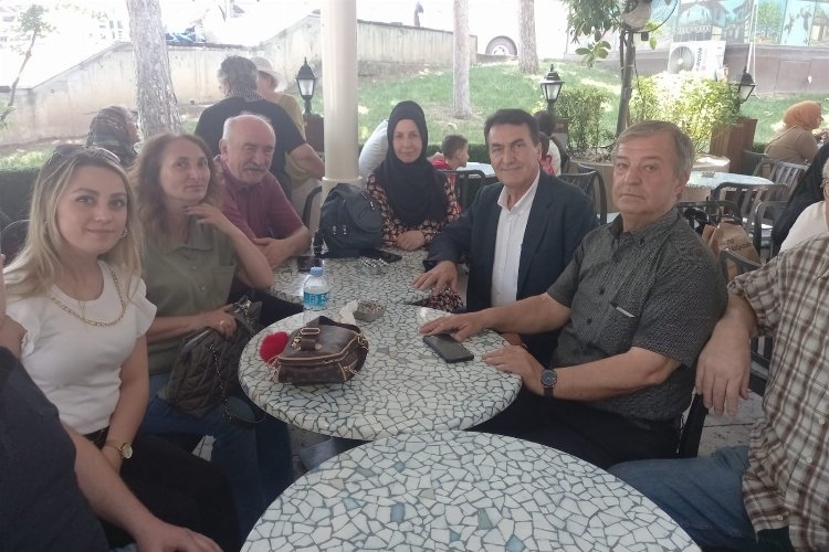 DSP'den Mustafa Dündar'a ziyaret