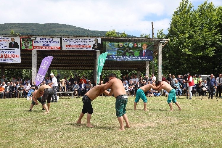 Aybastı Köyünde Festival Eğlencesi Tüm Katılımcıları Coşturdu