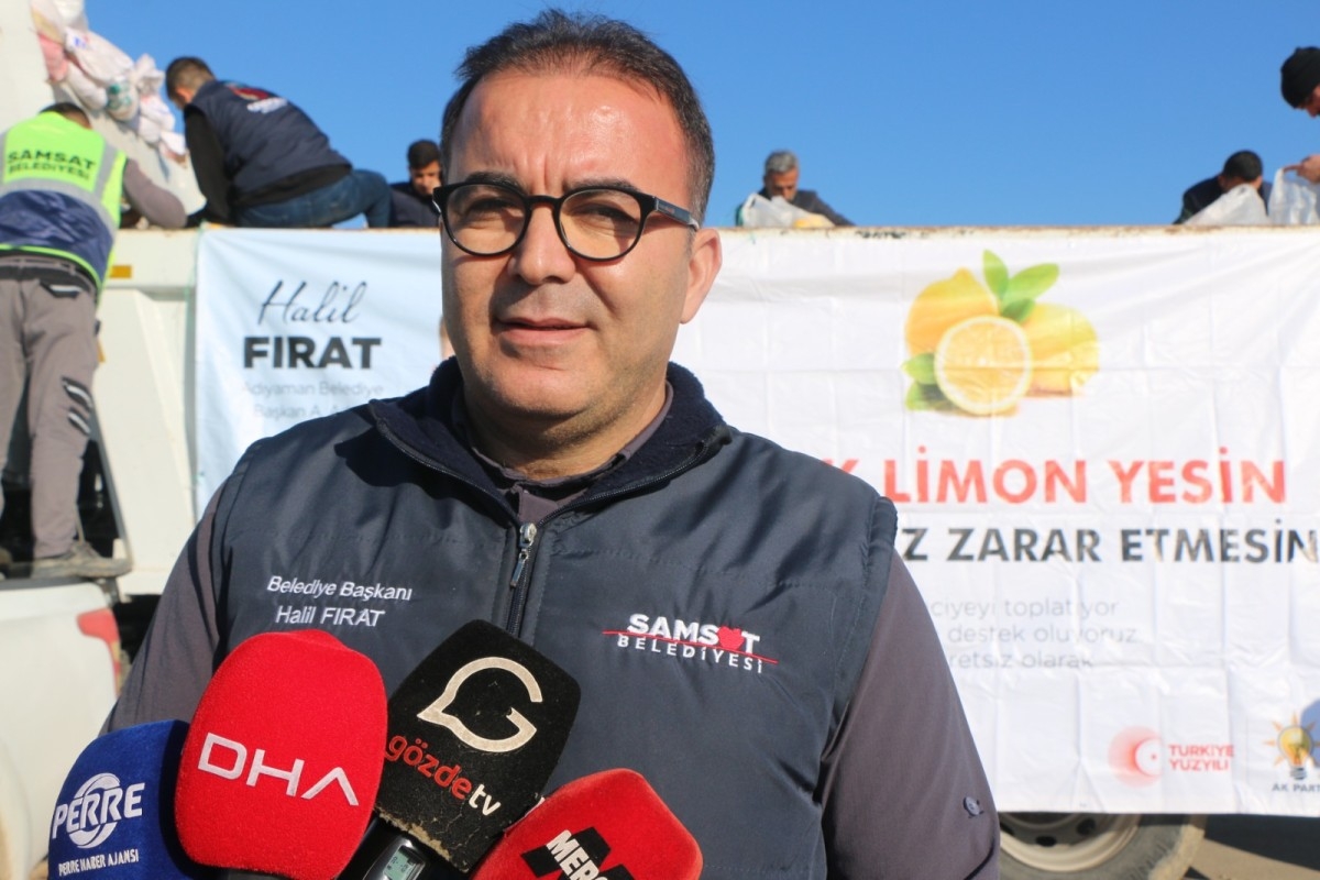 Başkan Fırat'tan hem üreticiye hem de depremzedeye destek  - Videolu Haber