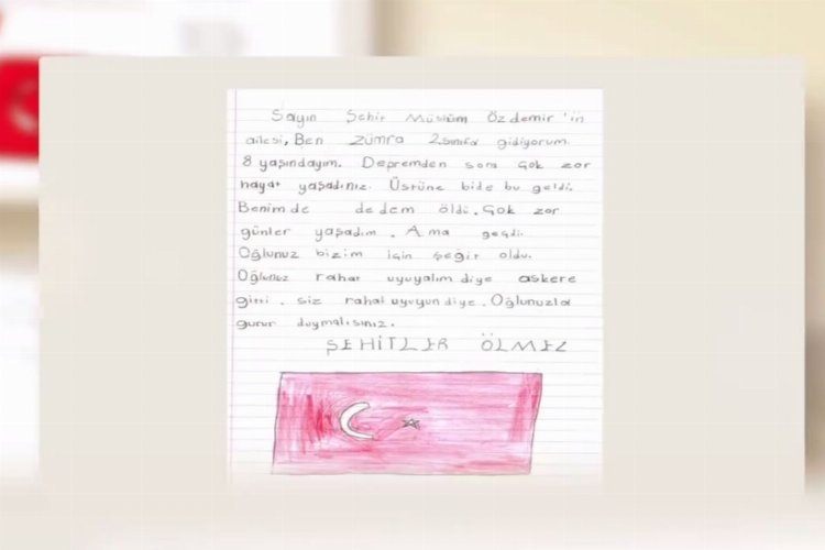 Pençe Kilit kahramanlarının ailelerine Sakarya'dan duygulandıran mektup