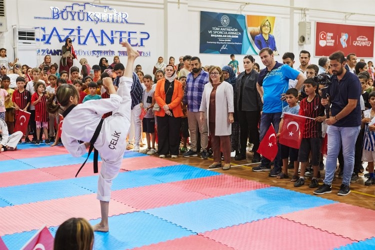 Gaziantep'te yaz spor okullarına yoğun ilgi