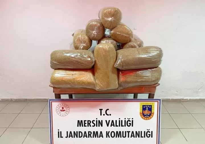 Mersin’de 100 Kilo Kaçak Tütün Ele Geçirildi