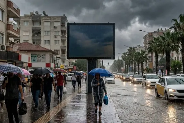 Mersin’e Kuvvetli Yağış Alarmı! Valilik Tek Tek İlçeleri Uyardı